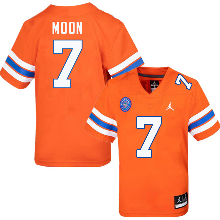 Jeremiah Moon Florida Jersey,Florida Gators #7 Jeremiah Moon Jersey Youth Uniforms-Throwback Orange